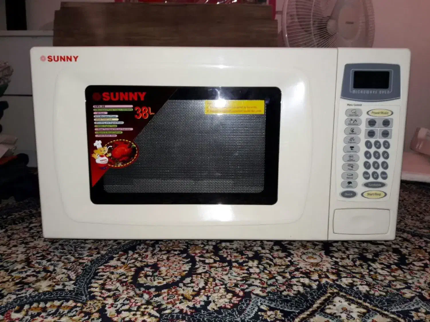 ماکروویو سانی ۳۸ لیتری|اجاق گاز و لوازم برقی پختوپز|مشهد, نیروی هوایی|دیوار