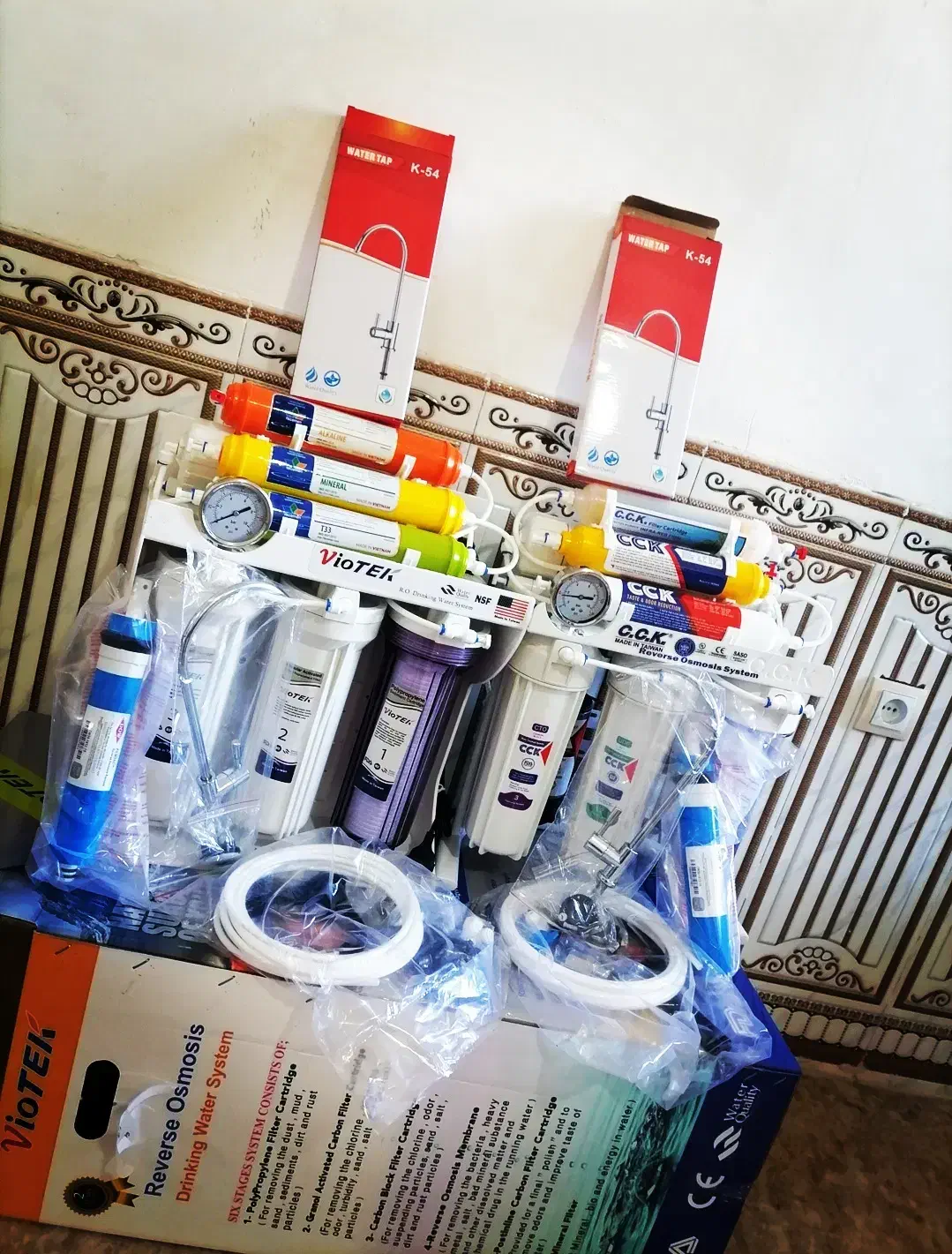 لوازم کامل تصفیه کافه فول دستگاه خانگی تصفیه اب|آب‌سردکن و تصفیه آب|شیراز, پودنک|دیوار