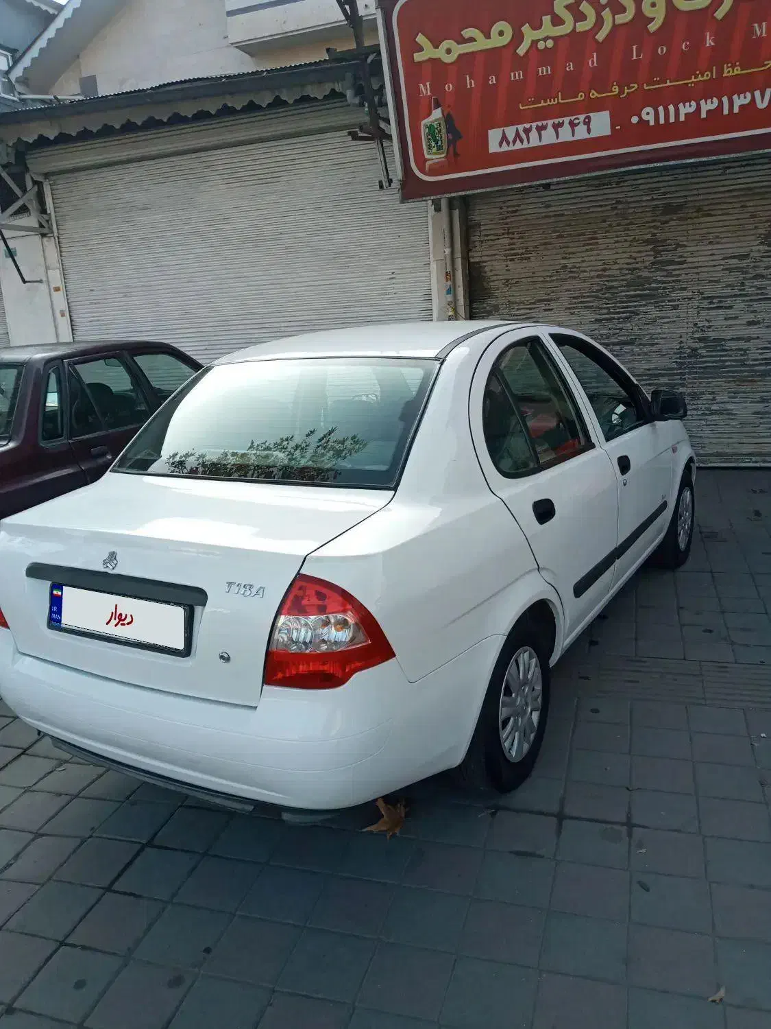 تیبا 1 مدل 92|خودرو سواری و وانت|رشت, جانبازان|دیوار