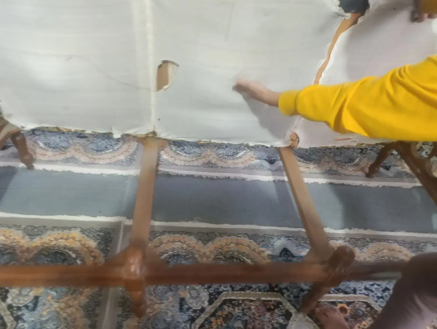 مبل عتیقه قدیمی خالص چوب|مبلمان خانگی و میز عسلی|خوی, |دیوار