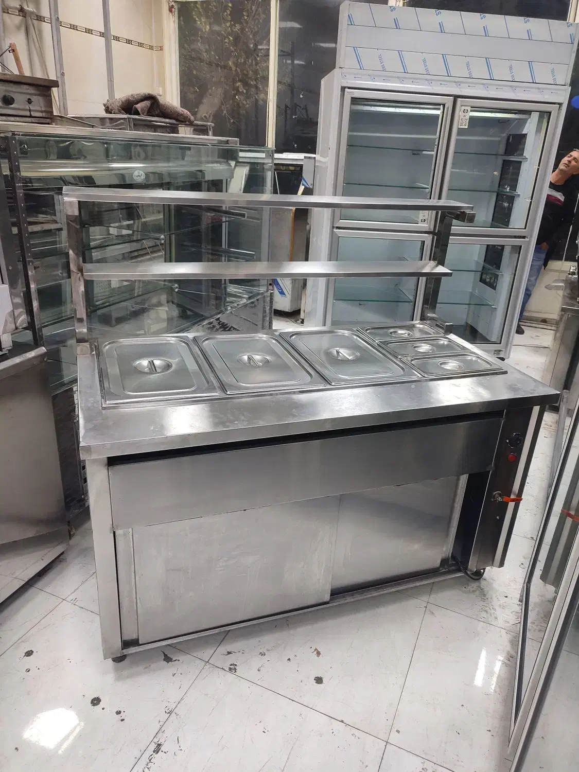 تاپینگ گرم (کانتر گرم) گازی و برقی مشابه آکبند|کافیشاپ و رستوران|نسیمشهر, |دیوار