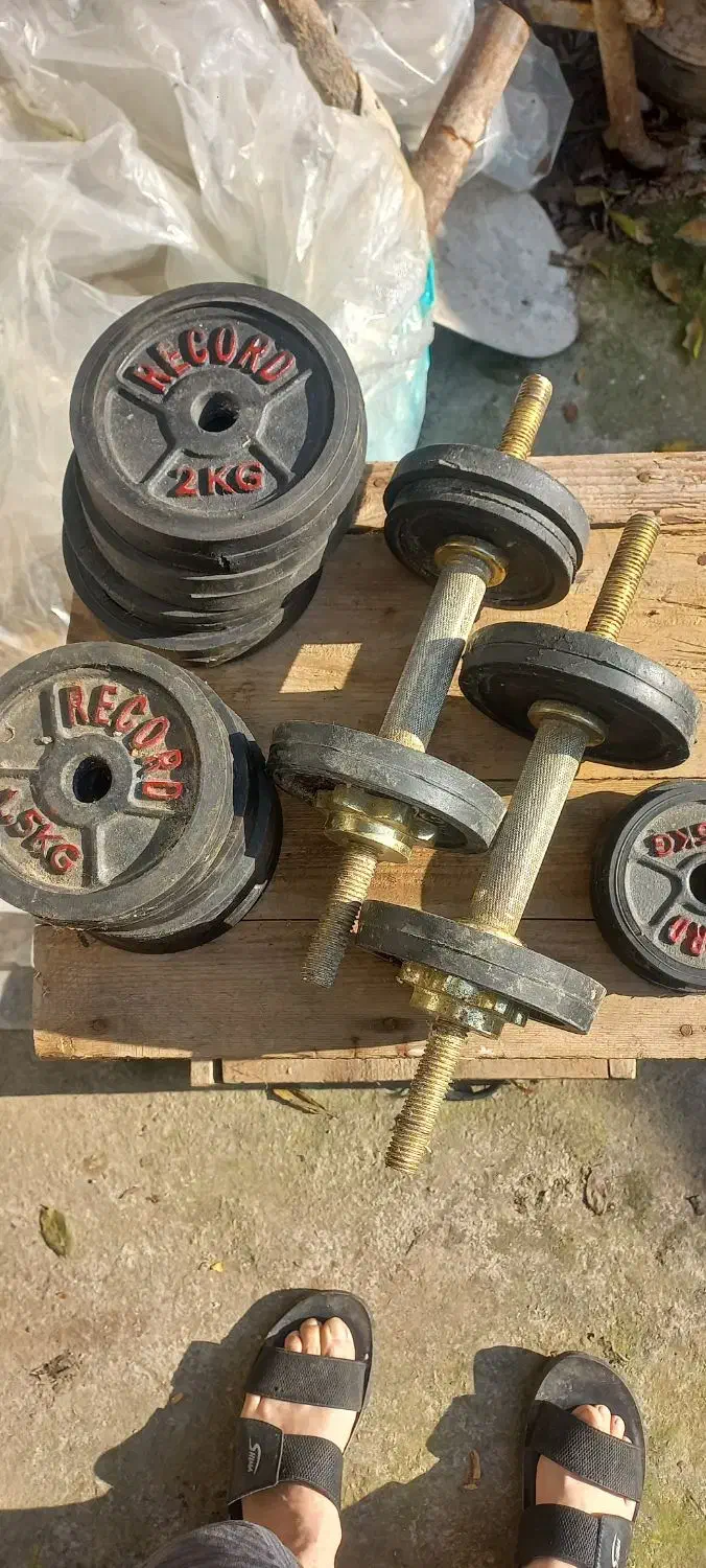 دمبل ۲۰ کیلویی متقیر|تجهیزات ورزشی|کوچصفهان, |دیوار