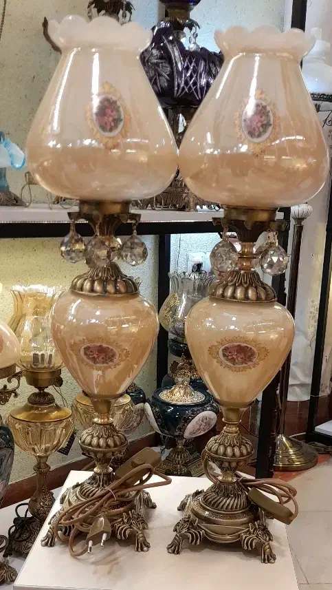 چراغ برنزی ضمانت دار|چراغ خواب و آباژور|اردبیل, |دیوار