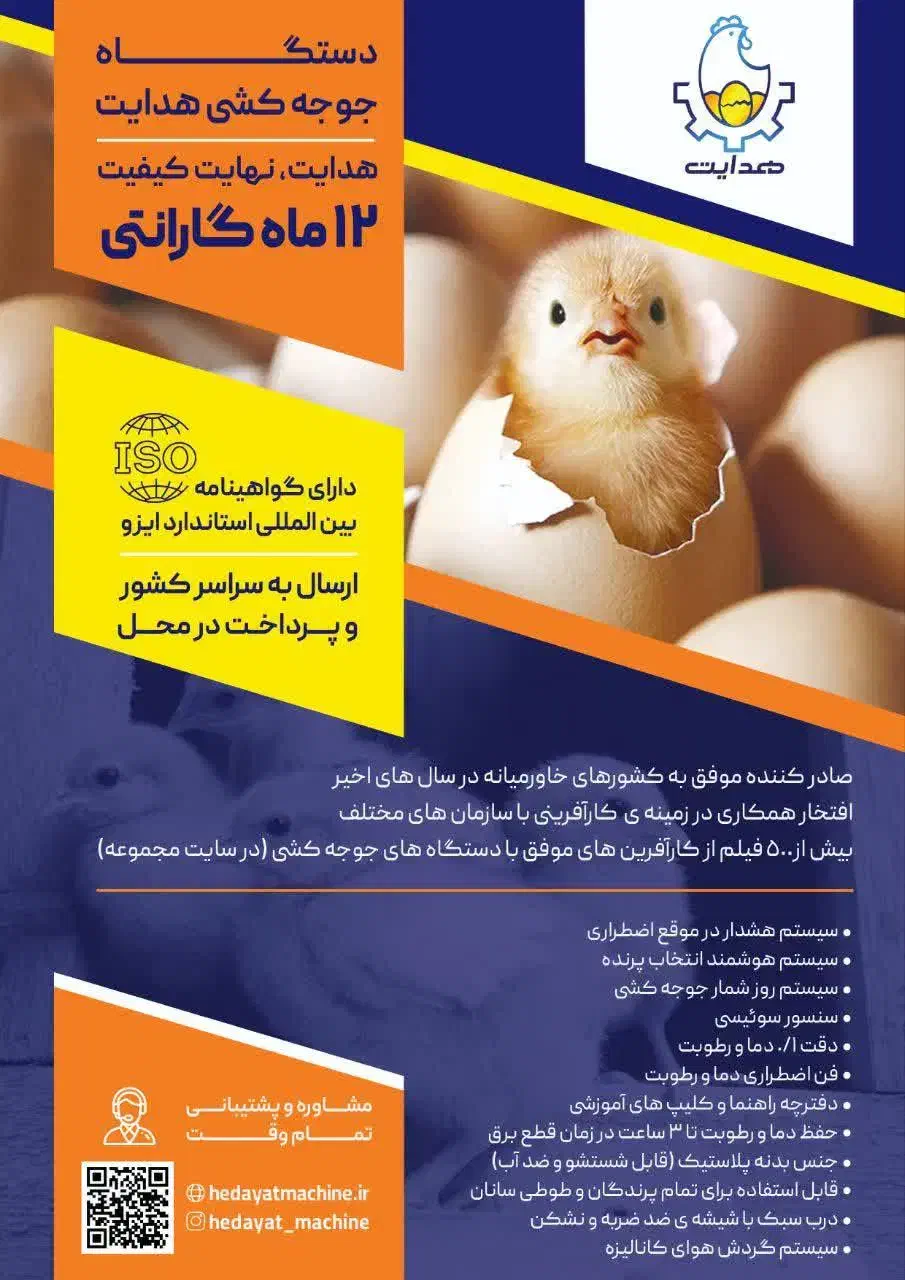 دستگاه جوجه کشی هدایت|ماشین‌آلات صنعتی|آستانه اشرفیه, |دیوار