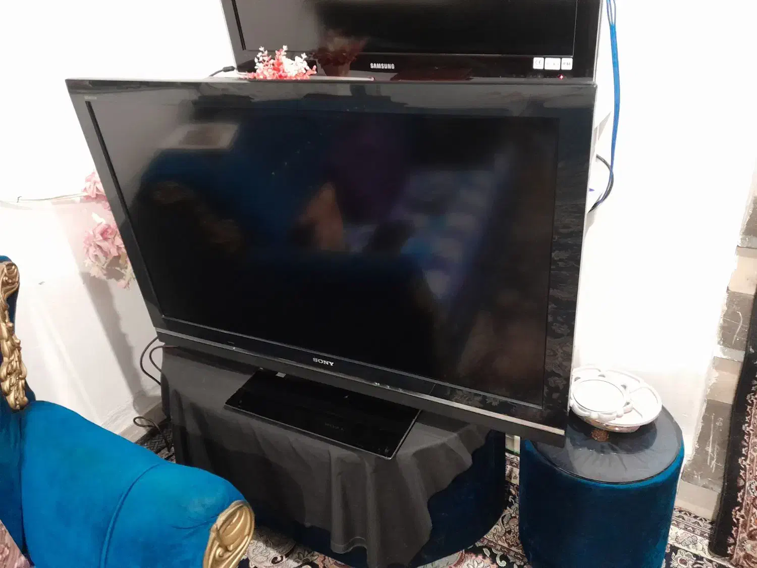 تلویزیون LCD سونی ۴۶ اینچ با کنترل|تلویزیون و پروژکتور|رشت, شهرک قدس|دیوار