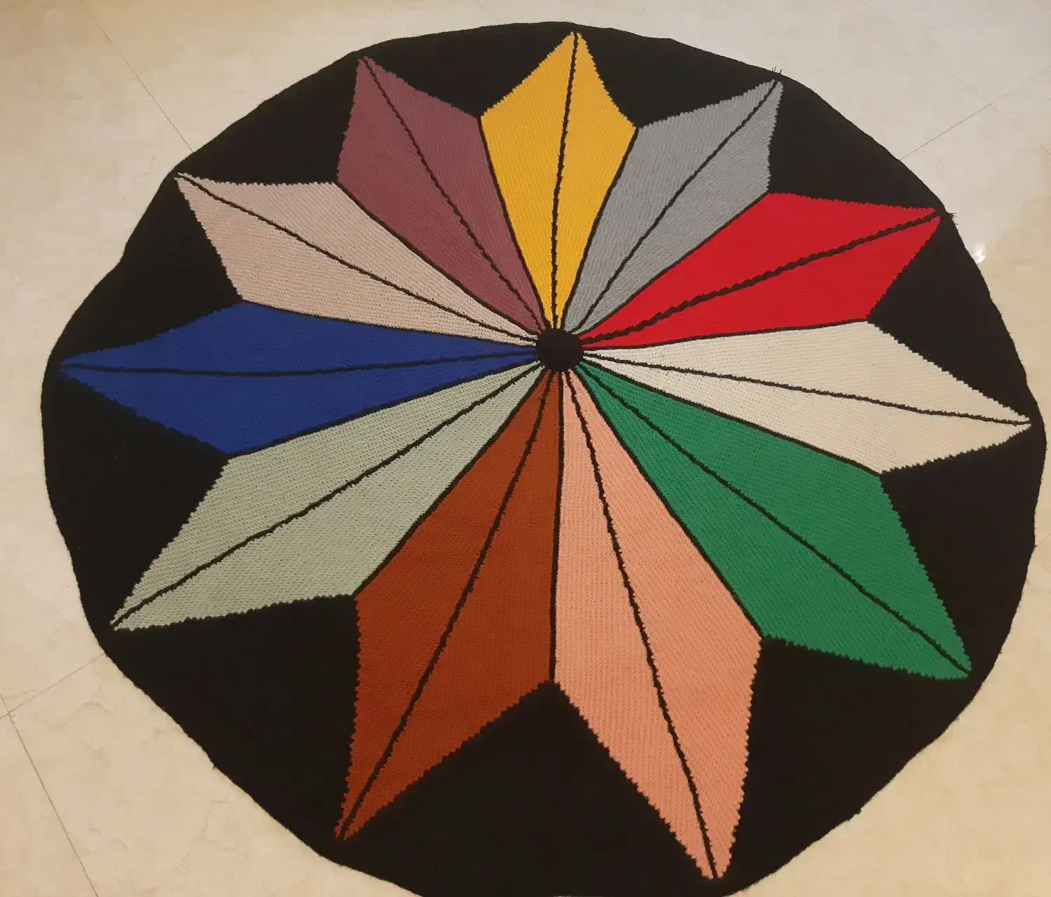 پادری بافتنی طرح گلباد|پادری|تهران, زعفرانیه|دیوار