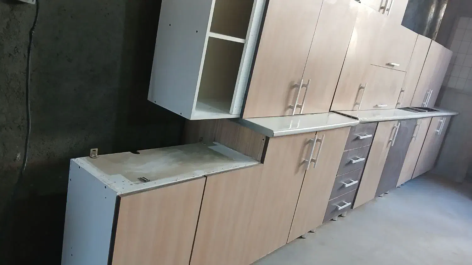 کابینت بهمراه هود|مصالح و تجهیزات ساختمان|تربت جام, کشتارگاه|دیوار