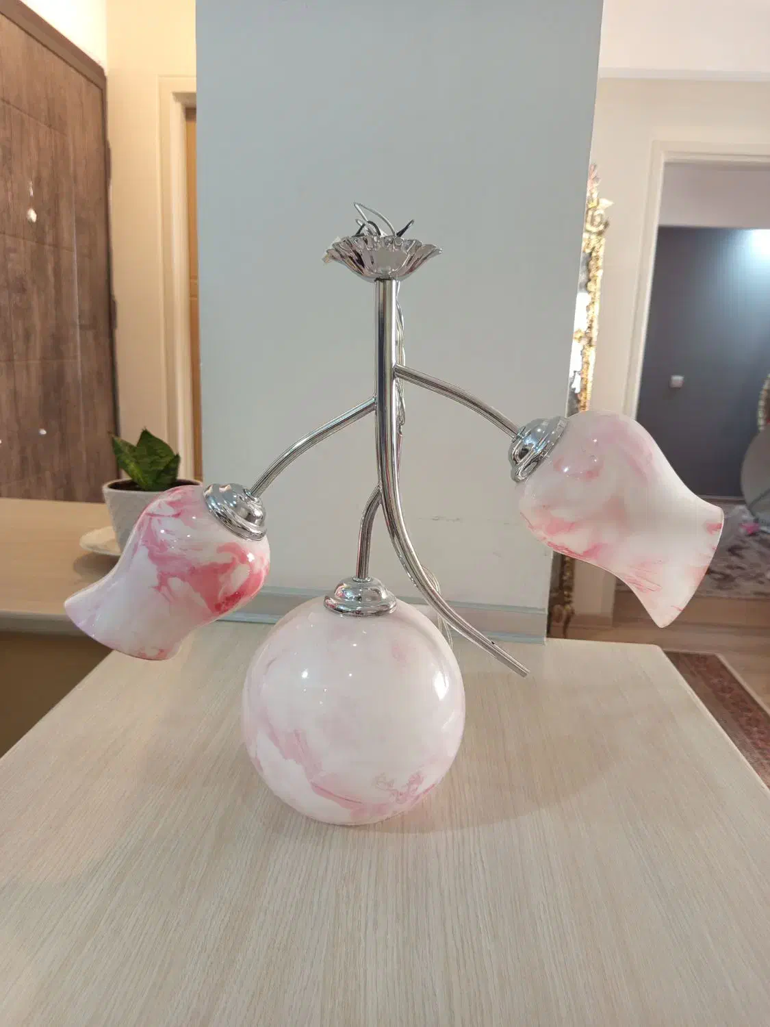 لوستر سه شاخه|لوستر و چراغ آویز|ارومیه, |دیوار