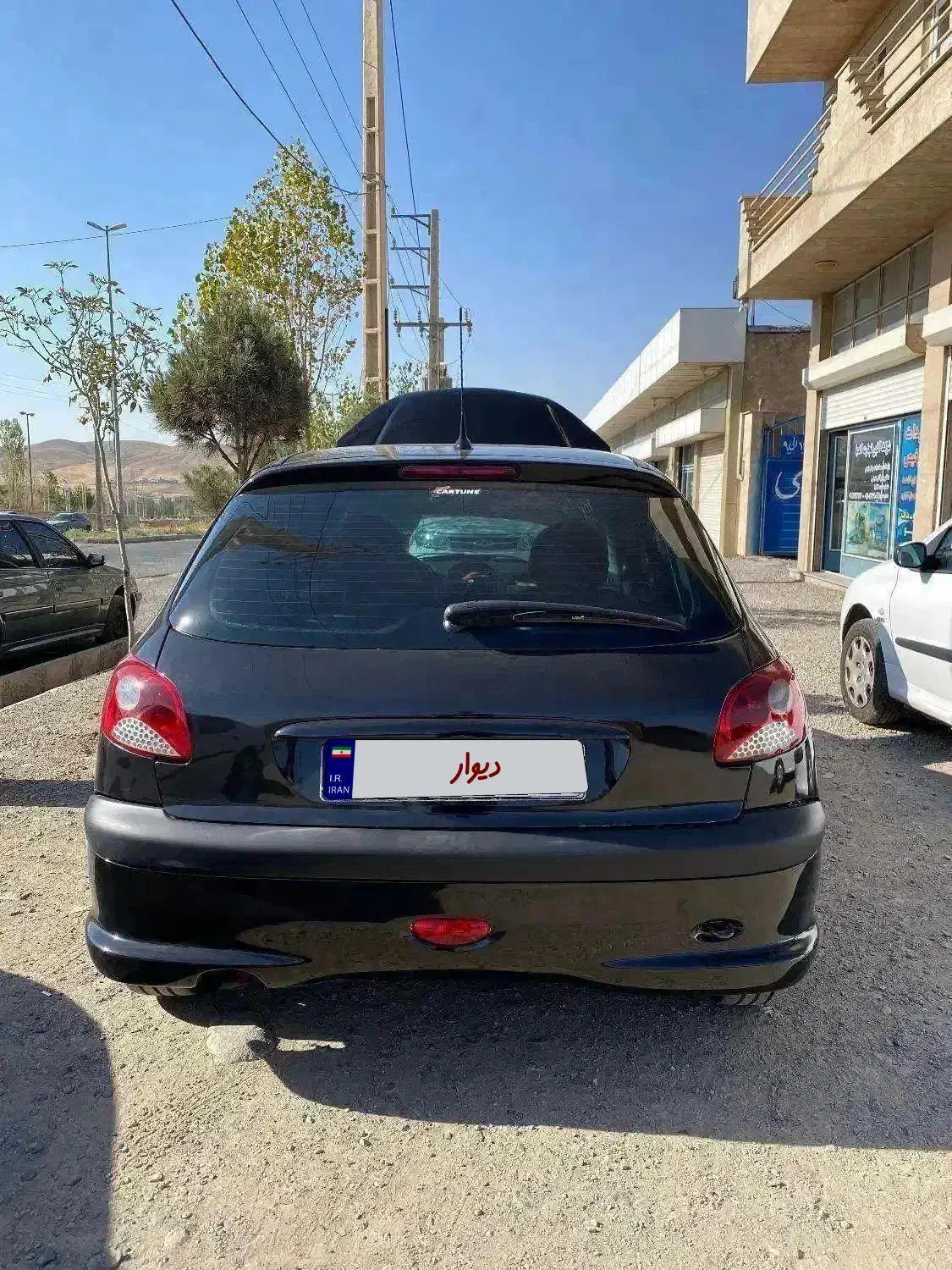 پژو ۲۰۶ مشکی تیپ ۵|خودرو سواری و وانت|زنجان, |دیوار