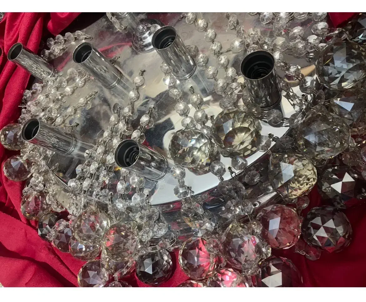 فروش فوری لوستر تمام کریستال|لوستر و چراغ آویز|شیراز, معالیآباد|دیوار