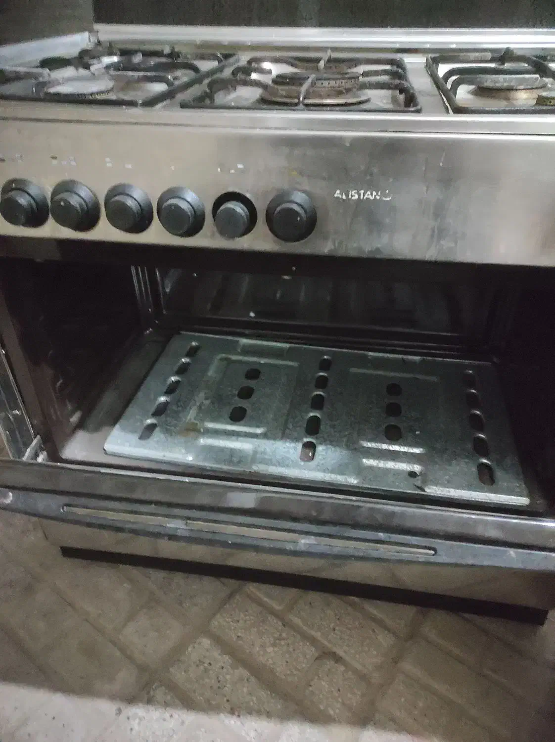 گاز فر دار استیل|اجاق گاز و لوازم برقی پخت‌وپز|مشهد, شهرک ابوذر|دیوار