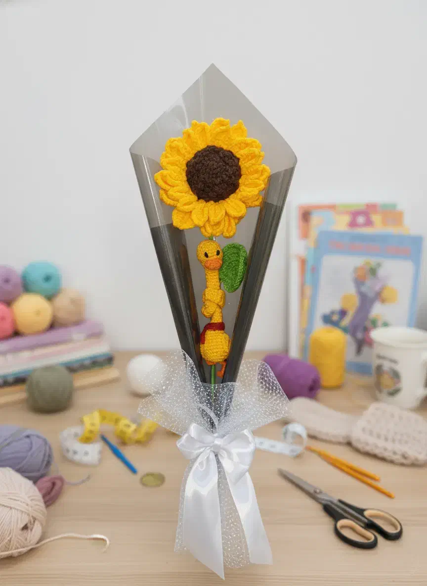 گل بافتنی - روز مادر - هدیه - ولنتاین|صنایع دستی و سایر لوازم تزئینی|مشهد, انقلاب|دیوار