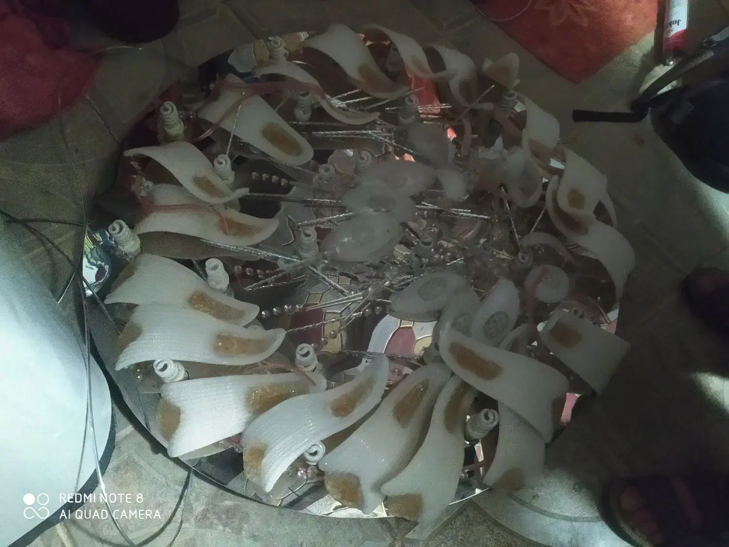 لوستر|لوستر و چراغ آویز|بانه, |دیوار