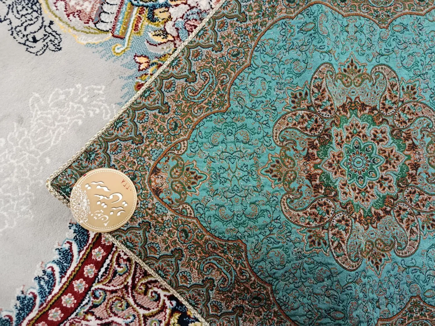 ترمه 5تیکه یزد|سفره، حوله، دستمال آشپزخانه|ری, عباس‌آباد|دیوار