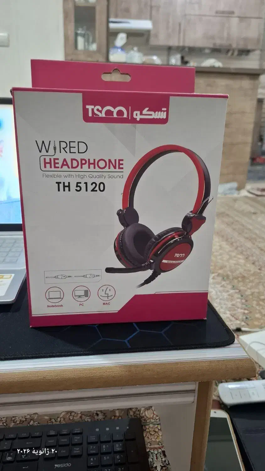 هدفون TSCO TH 5120 سیمی|قطعات و لوازم جانبی رایانه|قدس, شهرقدس|دیوار