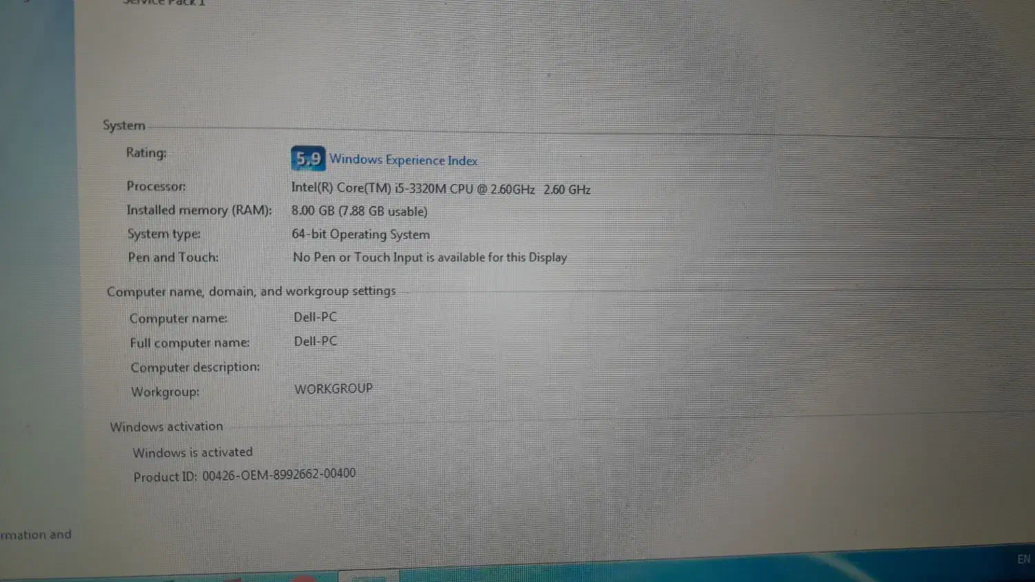 لپتاپ مدل E6430 دو گرافیکی|رایانه همراه|چاه ورز, |دیوار