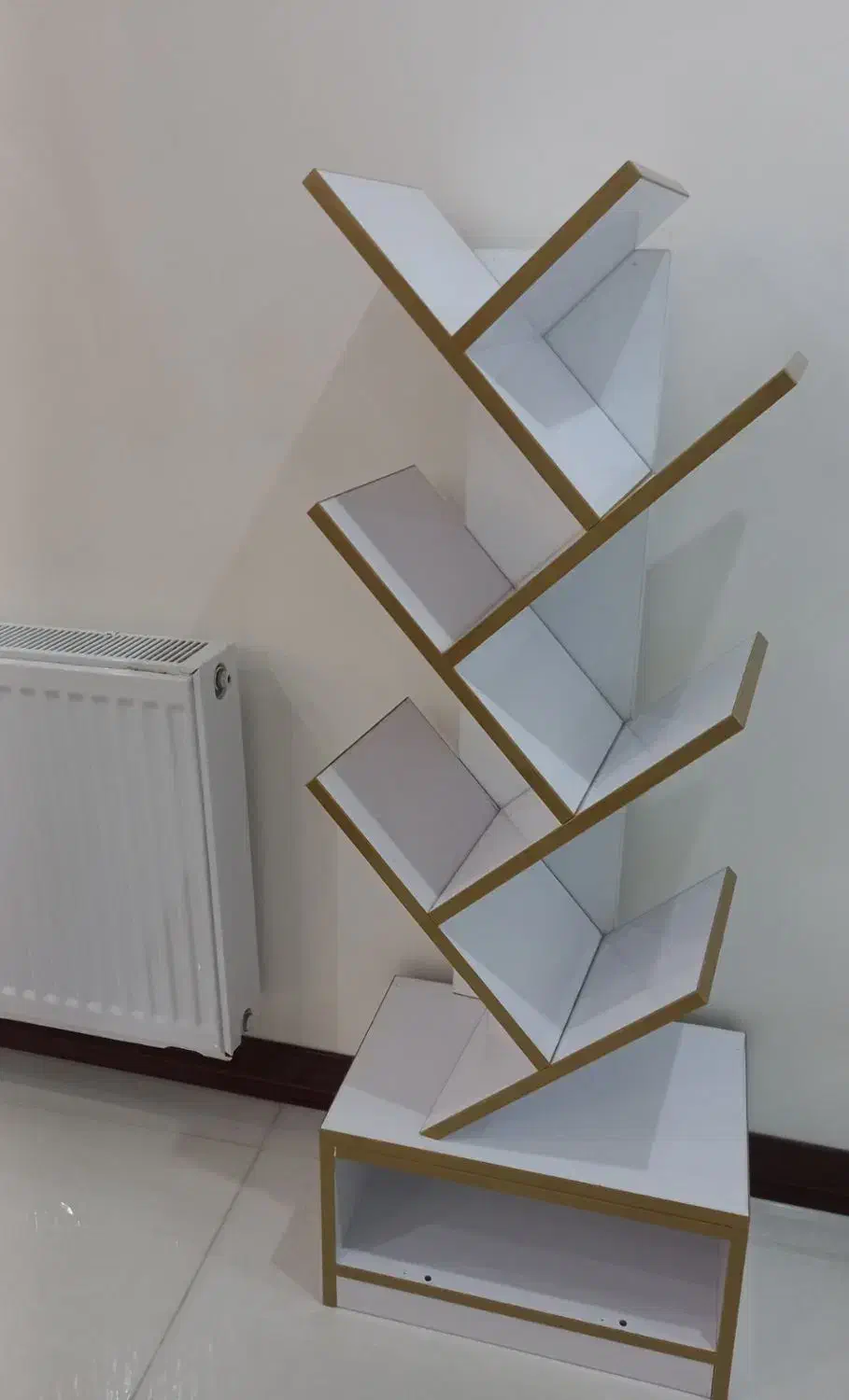 کتابخانه|کتابخانه، شلف، قفسههای دیواری|فردیس, نسترن غربی|دیوار