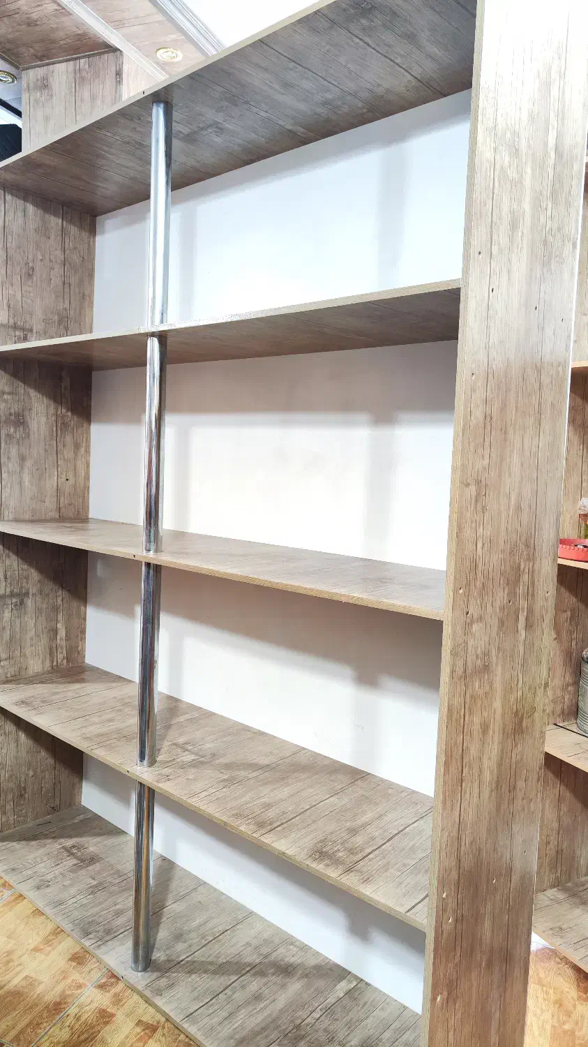 قفسه اجناس مغازه/کمد اتاق|کتابخانه، شلف، قفسه‌های دیواری|لنجان, |دیوار