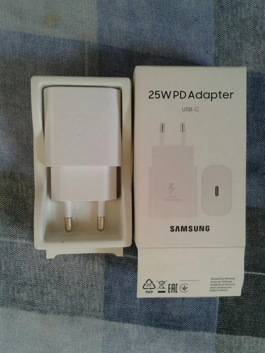 شارژر اصلی سامسونگ  نو  25w|لوازم جانبی موبایل و تبلت|قم, گلزار|دیوار