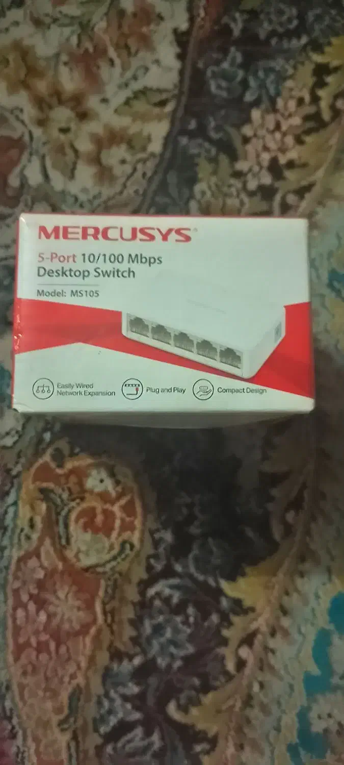 سوئیچ پنج پورت MERCUSYS ۱۰/۱۰۰|مودم و تجهیزات شبکه|تهران, شوش|دیوار