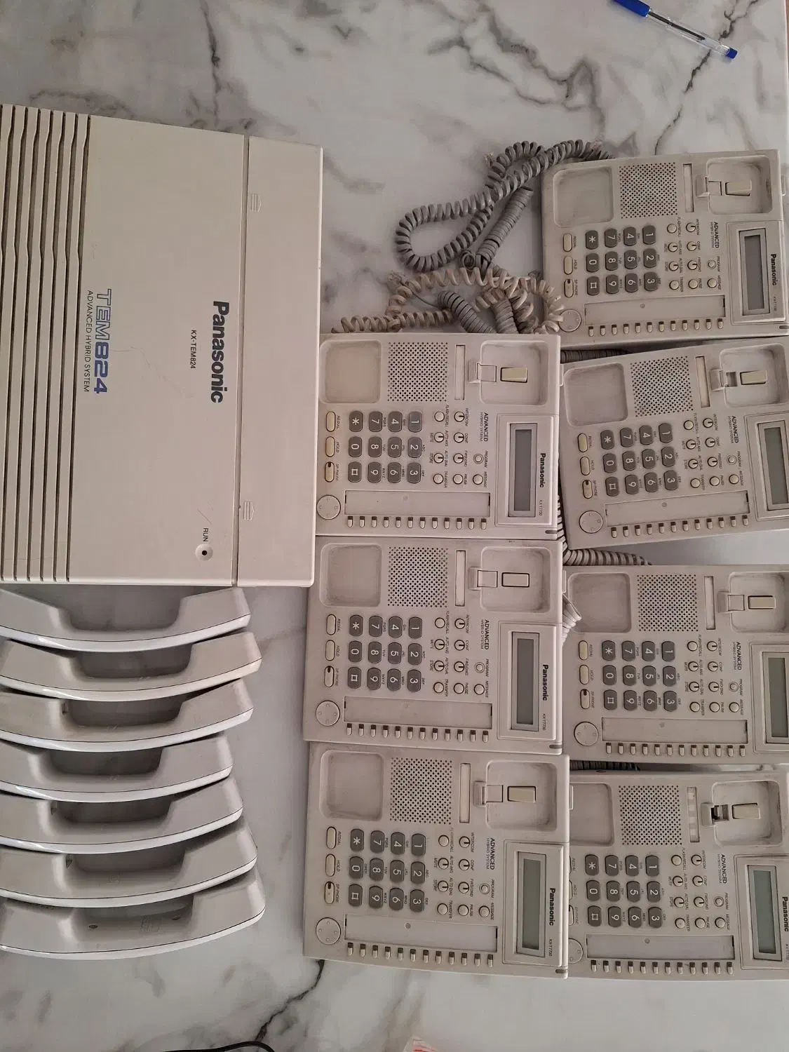 دستگاه سانترال و گوشی پاناسونیک|تلفن رومیزی|ری, دیلمان|دیوار