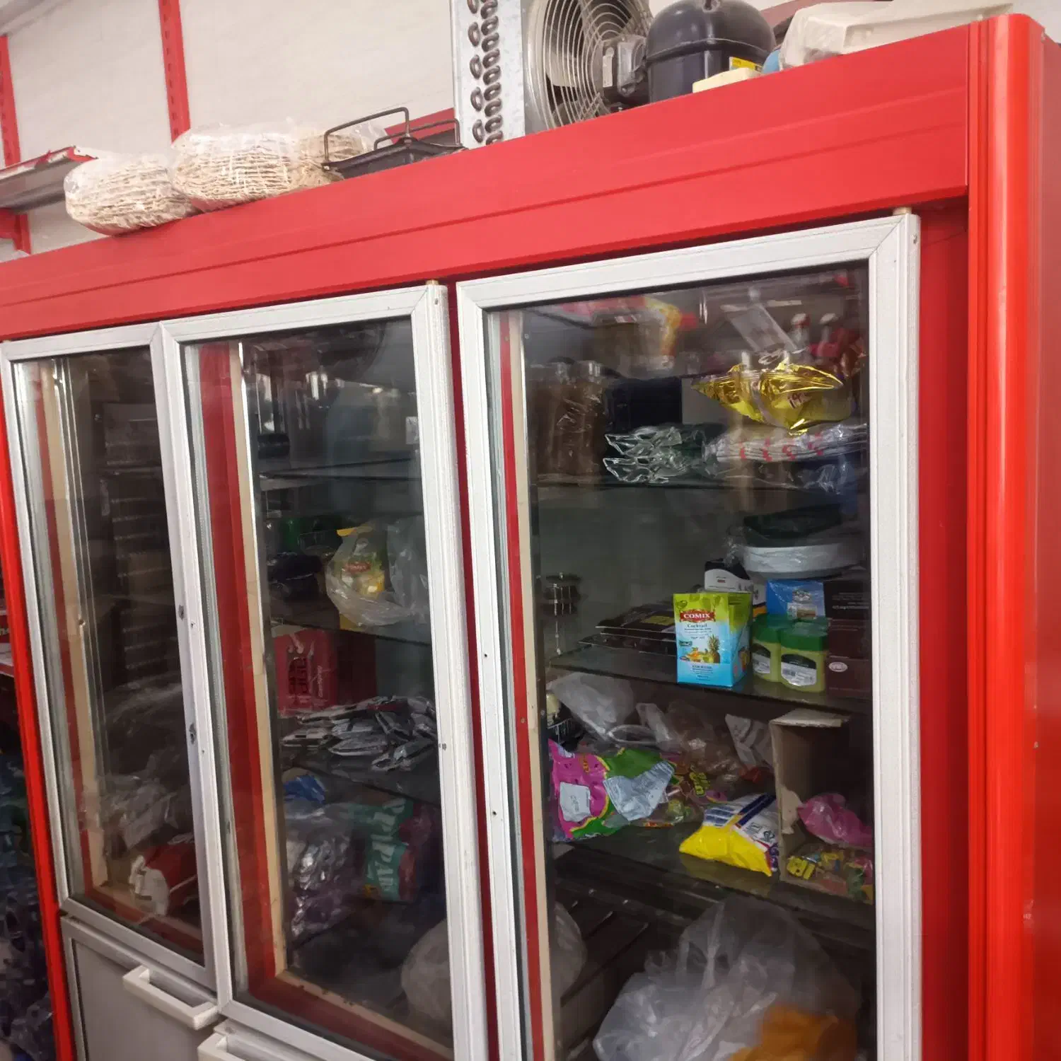 یخچال فریزر ویترینی تمیز شش درب|یخچال و فریزر|لیکک, |دیوار