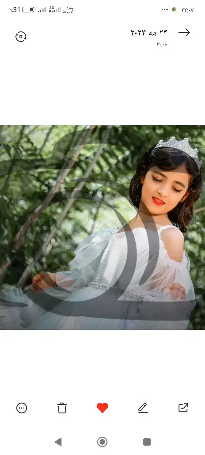 لباس عروس بچگانه مناسب ۱۲/۱۳|لباس|سنقر, |دیوار