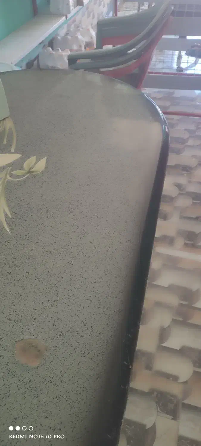 2میز mdfچوبی با6عدد صندلی فلزی شیک|فروشگاه و مغازه|سراوان, |دیوار