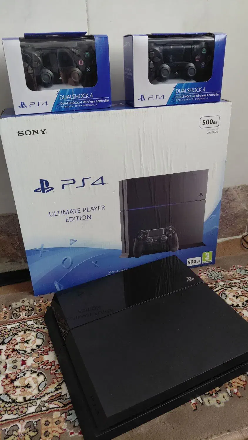 پلی استیشن۴ فت ۵۰۰ گیگ ps4 سونی۴ سری۱۱|کنسول، بازی ویدئویی و آنلاین|قم, شاه سید علی|دیوار