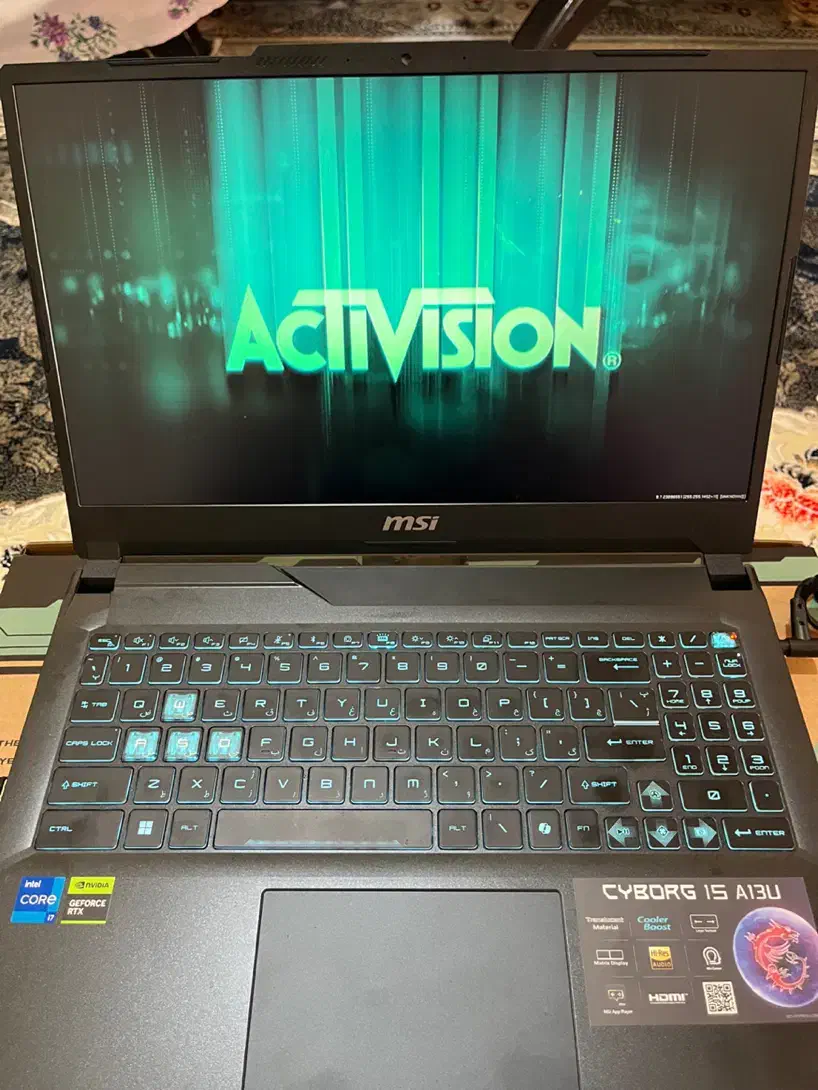 MSI CYBORG 15A 13u|رایانه همراه|تهران, نیلوفر|دیوار