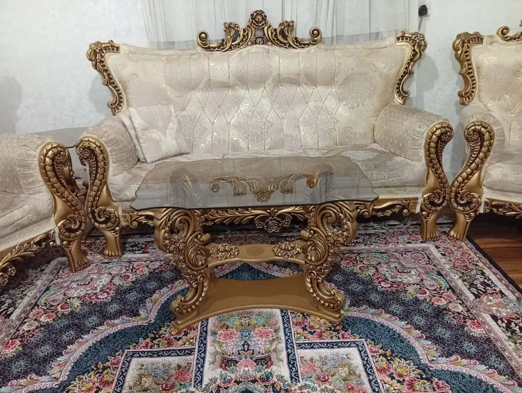 مبل کلاسیک 7نفره|مبلمان خانگی و میز عسلی|اهواز, رسالت|دیوار