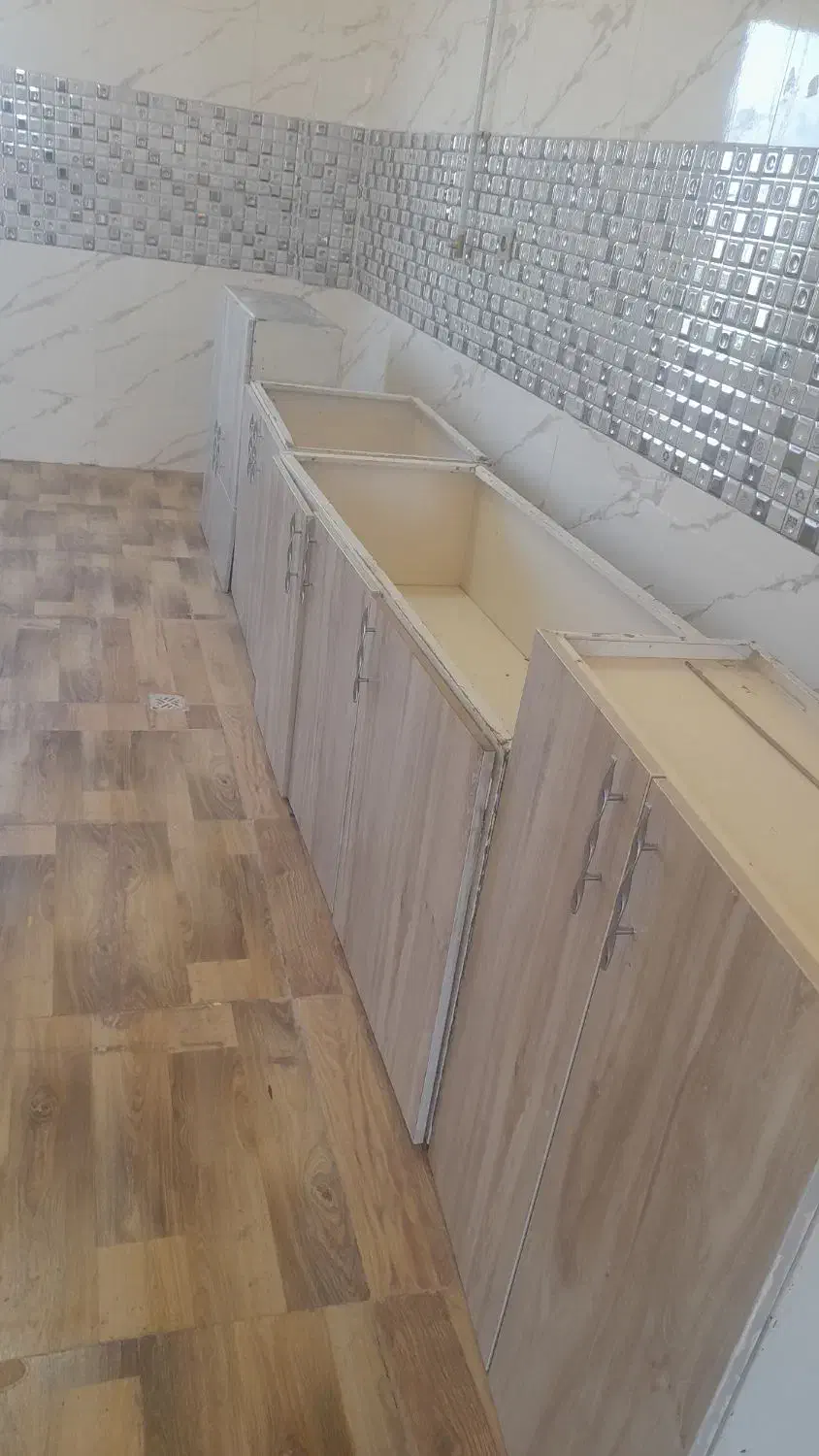 کابینت فلزی|آب‌چکان و نظم‌دهنده ظروف|آق قلا, |دیوار