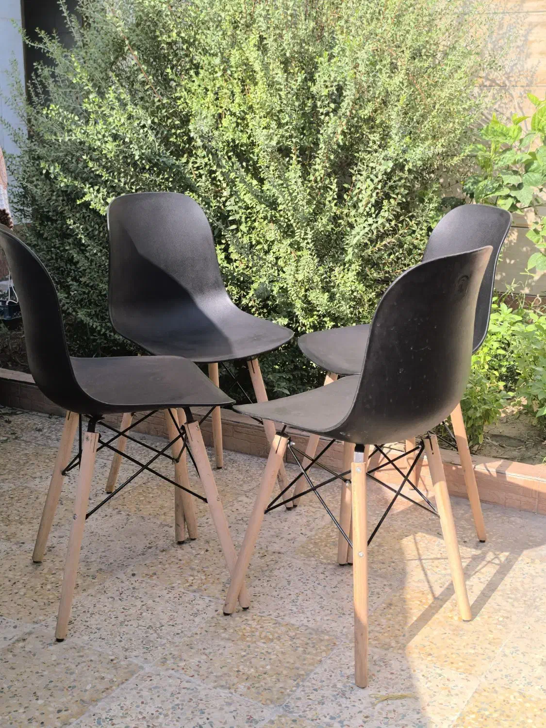 چهار عدد صندلی|میز و صندلی غذاخوری|بهبهان, |دیوار