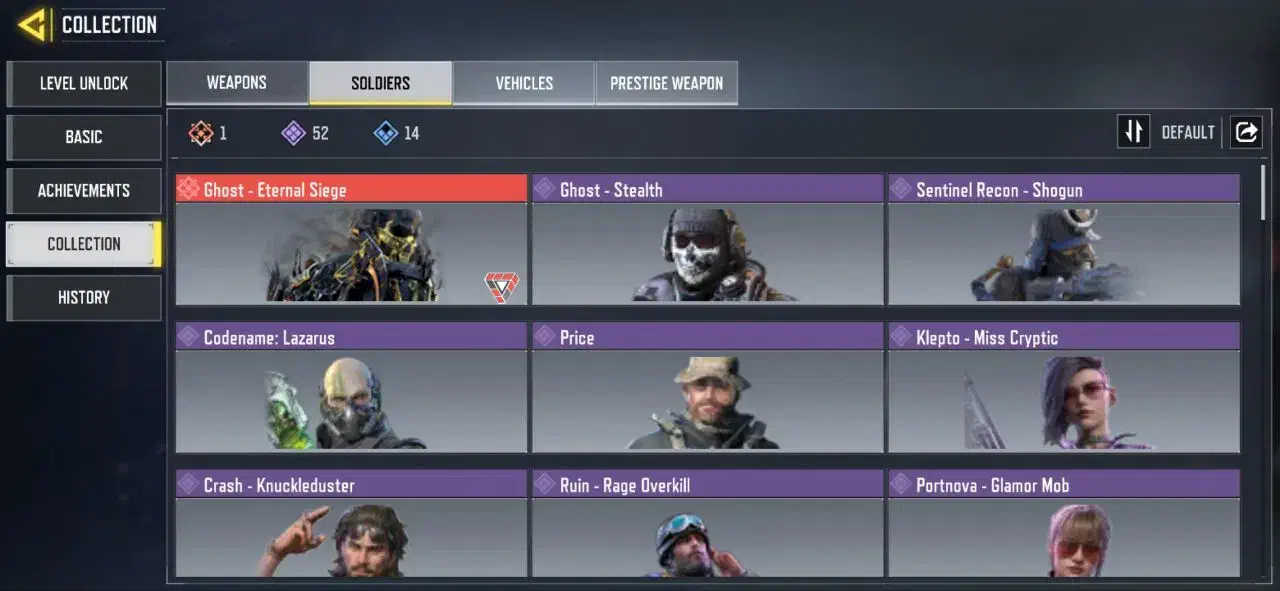 اکانت کالاف دیوتی موبایل ۲ متیک  هست و ۱۰ لجند|کنسول، بازی ویدئویی و آنلاین|جم, |دیوار