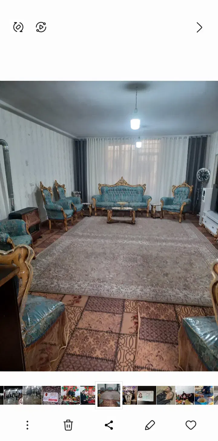 مبل نه نفره سالم هستش چوب راش|مبلمان خانگی و میز عسلی|رباط‌کریم, نصیرشهر|دیوار
