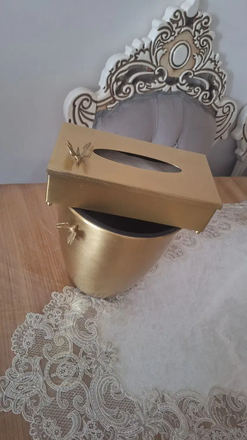 سطل آشغال و جا دستمال کاغذی|لوازم نظافت|مرند, |دیوار