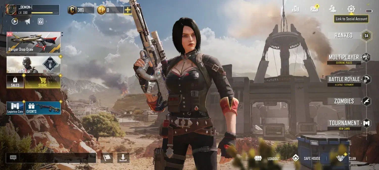 اکانت کالاف دیوتی موبایل|کنسول، بازی ویدئویی و آنلاین|شیراز, قلعه نو|دیوار