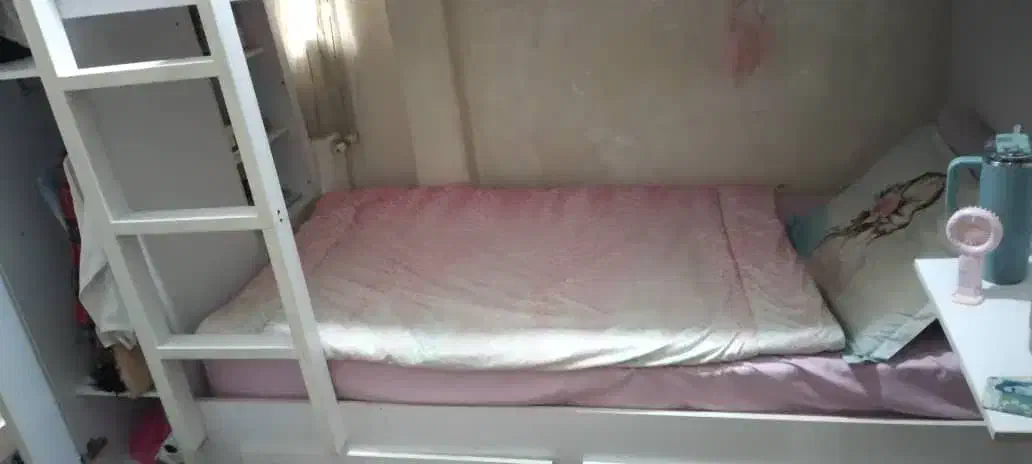 تخت دو طبقه  (جای تخفیف هم داره ) فروش فوری|تخت و سرویس خواب|رشت, کوی مهر|دیوار