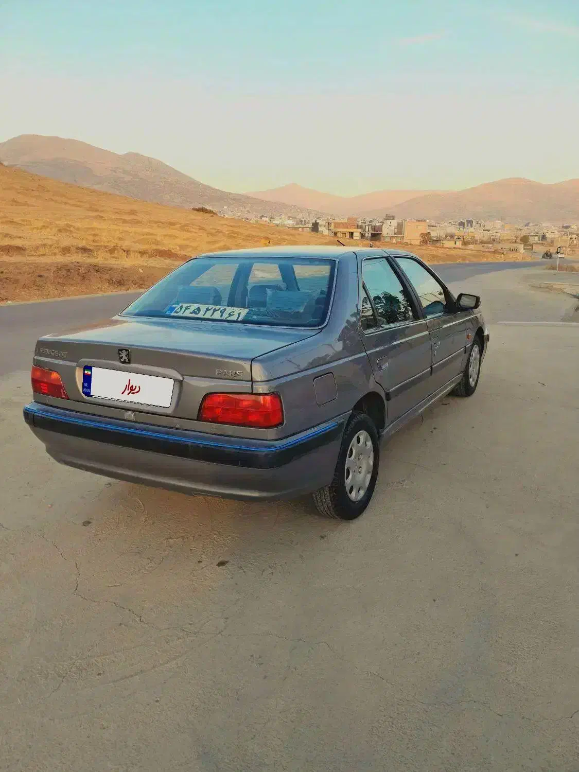 پژوپارس خاکستری مدل ۸۸|خودرو سواری و وانت|بانه, |دیوار