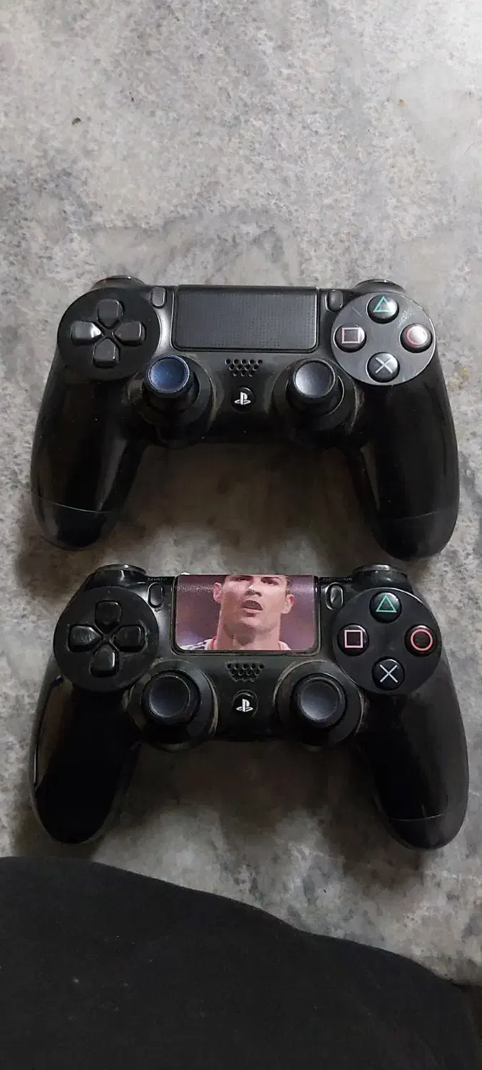 دو عدد دسته  PS4 اورجینال|کنسول، بازی ویدئویی و آنلاین|میاندوآب, |دیوار