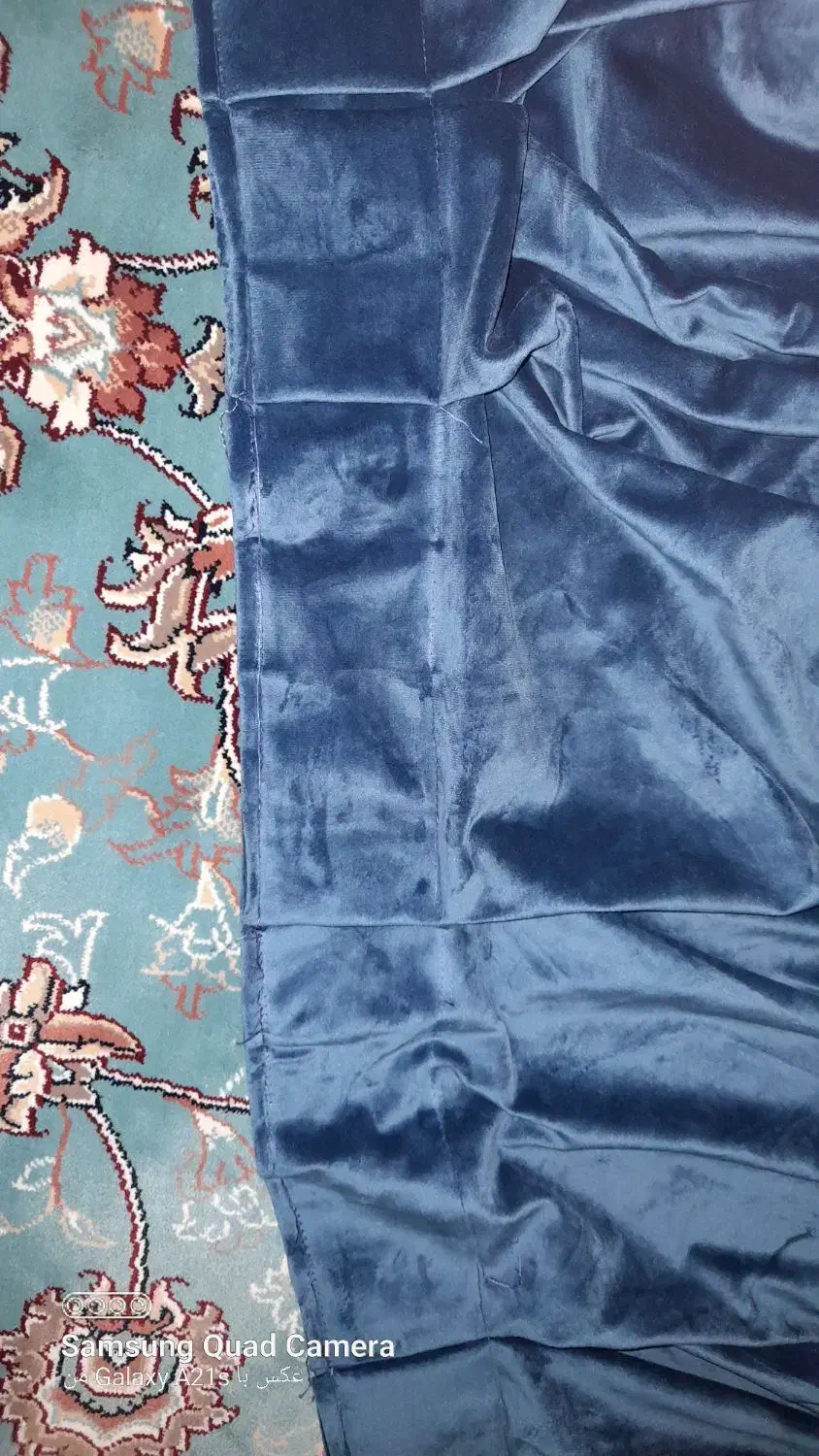 ولان پرده مخمل مات|پرده، رانر، رومیزی|تهران, خلیج فارس|دیوار