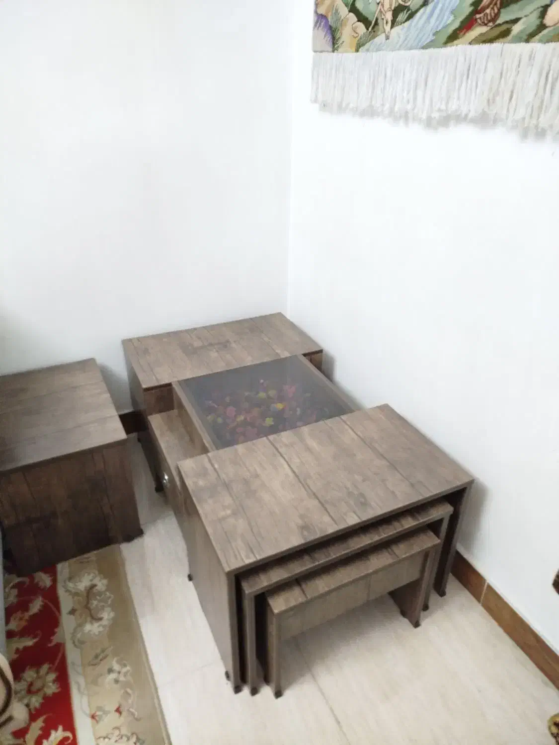 جلو مبلی و میز عسلی.|مبلمان خانگی و میز عسلی|رشت, گلباغ نماز|دیوار