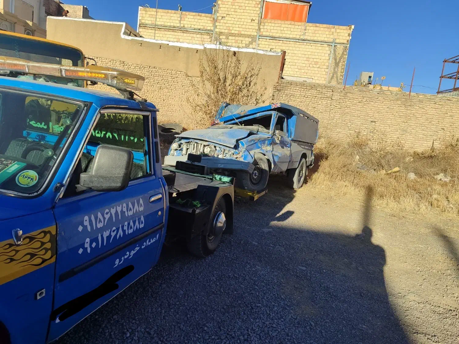 نیسان یدک کش جرثقیل مدل 89 بدون رنگ و شاسی سالم|خودرو سواری و وانت|قوچان, |دیوار