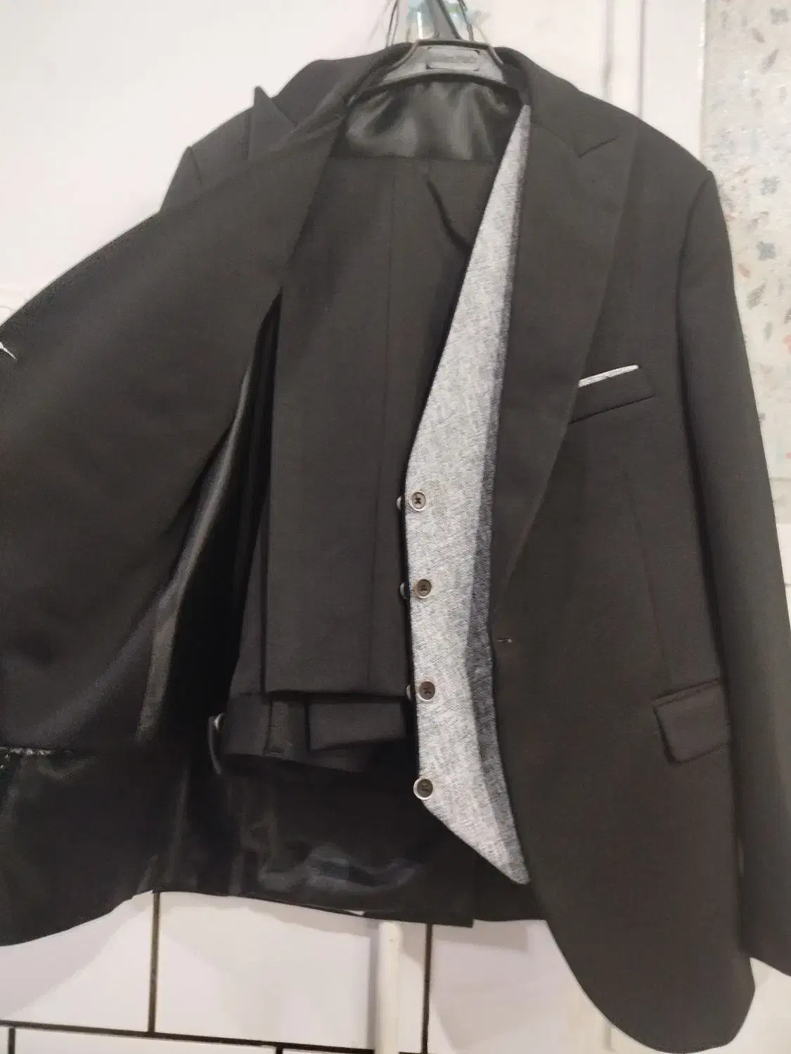 کت شلوار با جلیقه سایز۴۸|لباس|دزفول, |دیوار