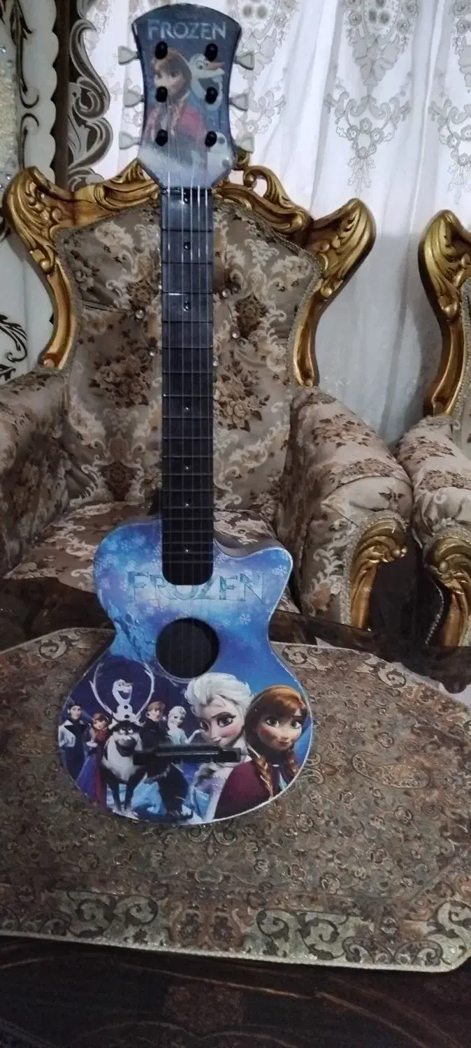 گیتار 60 سانت دخترانه|اسباب‌بازی بچه|رشت, استقامت ۱|دیوار