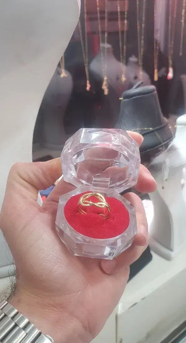 انگشتر گره مینیمال|جواهرات|مراغه, |دیوار