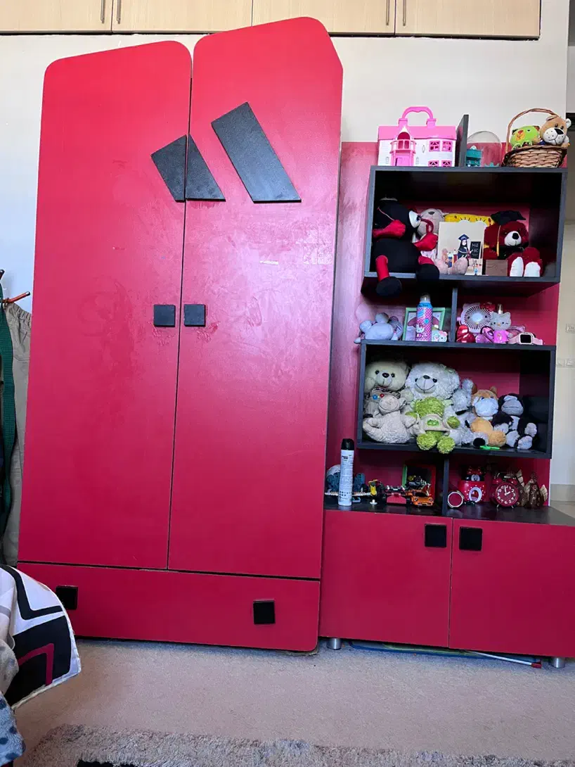 کمد، کتابخانه، تخت نوجوان|تخت و سرویس خواب|رفسنجان, |دیوار