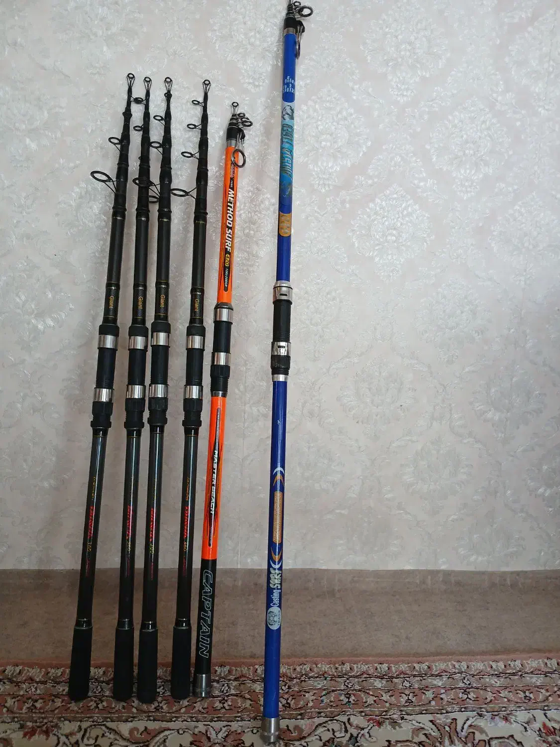 چوب ماهیگیری|ماهیگیری|نقده, |دیوار