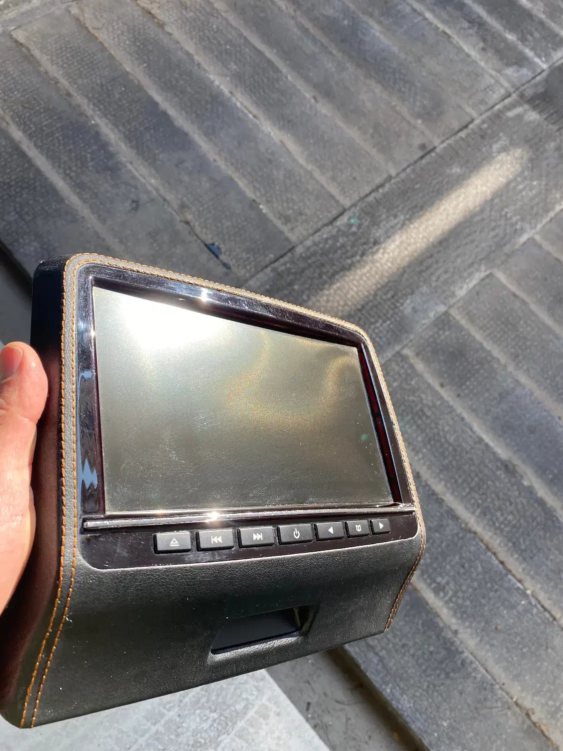 مانیتور پشت سری۹ اینچی لمسی در حد نو|قطعات یدکی و لوازم جانبی|تهران, شهرک بوعلی|دیوار