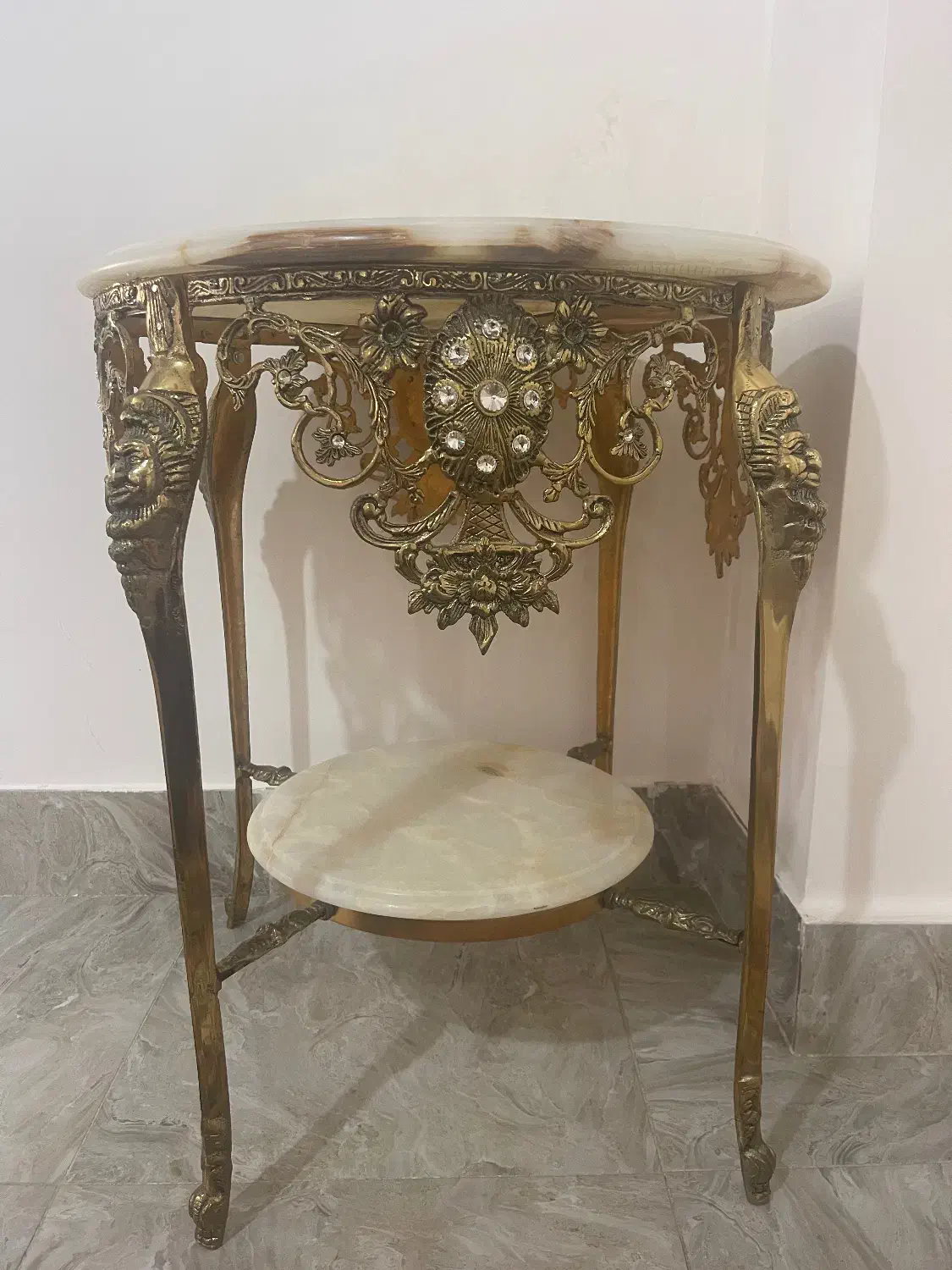 فروش میز برنز دو طبقه|مبلمان خانگی و میز عسلی|مراغه, |دیوار